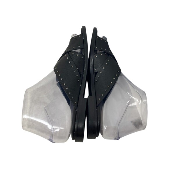 Freda Salvador Sandals Women's Size 5 M Black Cross Strap Dew - Picture 6 of 11